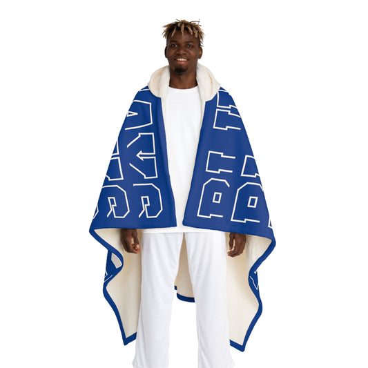 Hooded Sherpa Fleece Blanket